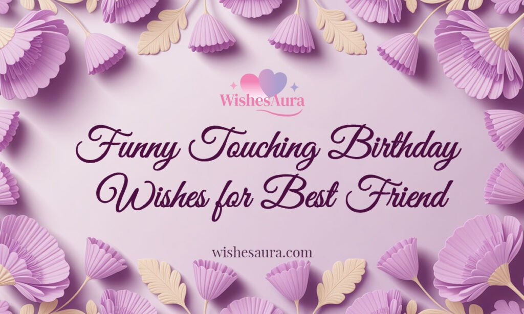 Funny Touching Birthday Wishes for Best Friend