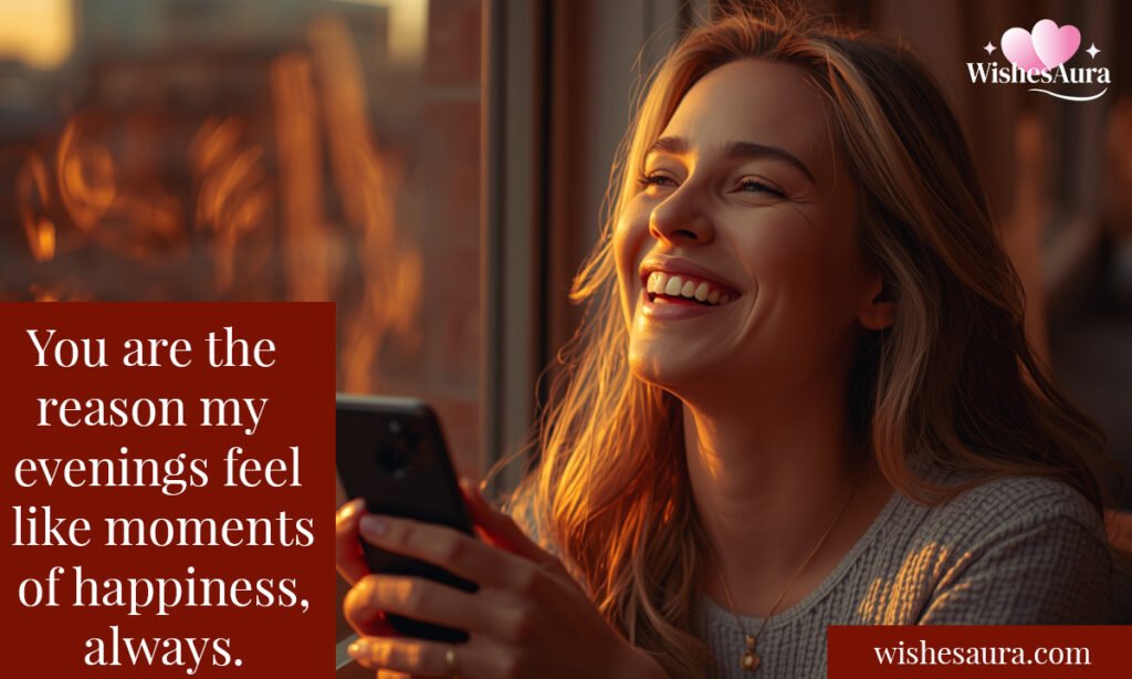 Good Evening Love Message to Make Her Smile