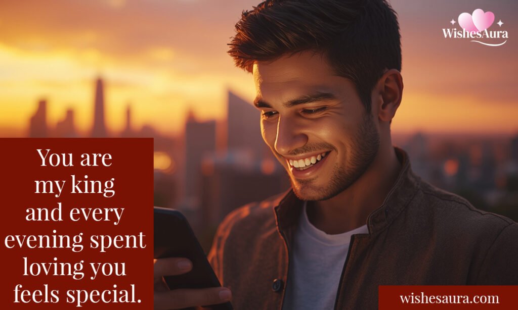 Good Evening Love Messages to Make Him Smile