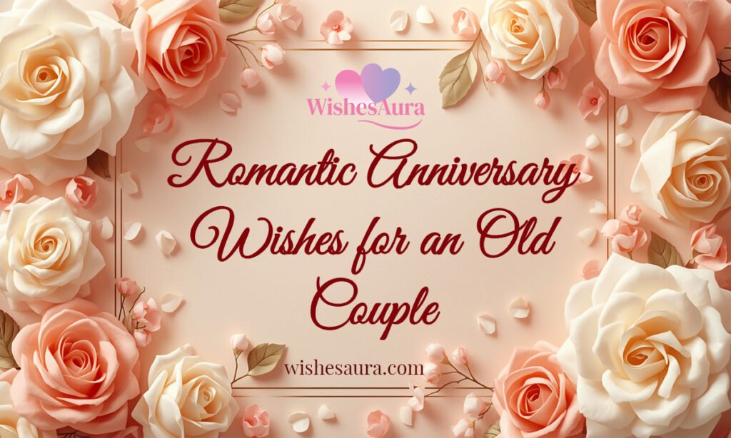 Romantic Anniversary Wishes for an Old Couple