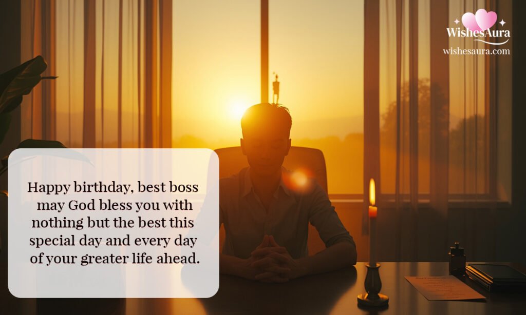 Birthday Prayers for Boss