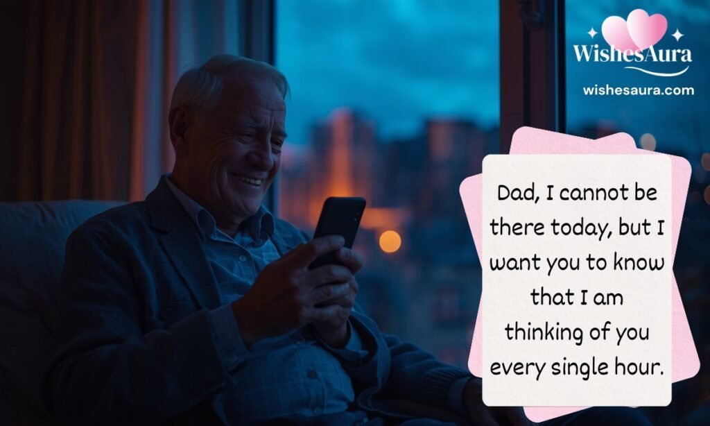 Birthday Wishes for Dad Who Is Far Away