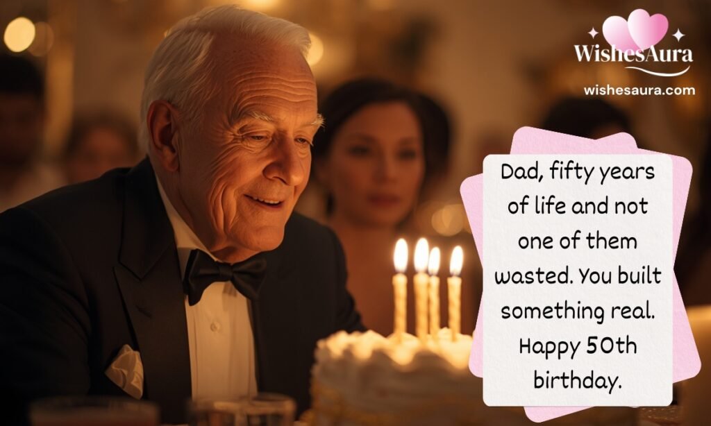 Birthday Wishes for Dad on His 50th, 60th or 70th Birthday