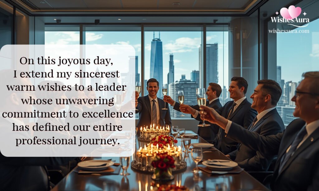 Formal Birthday Wishes for Boss