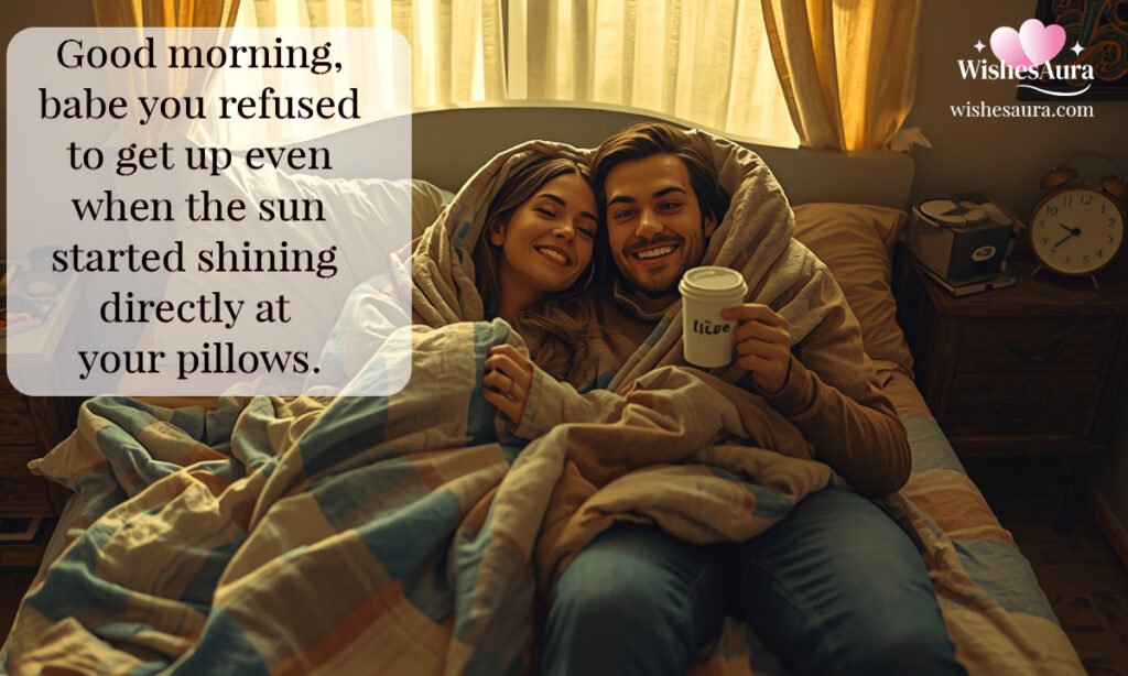 Funny Good Morning Messages for Wife