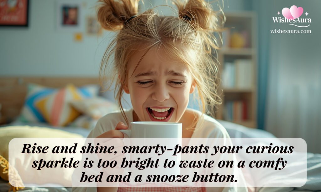 Funny Good Morning Messages for a Curious Daughter
