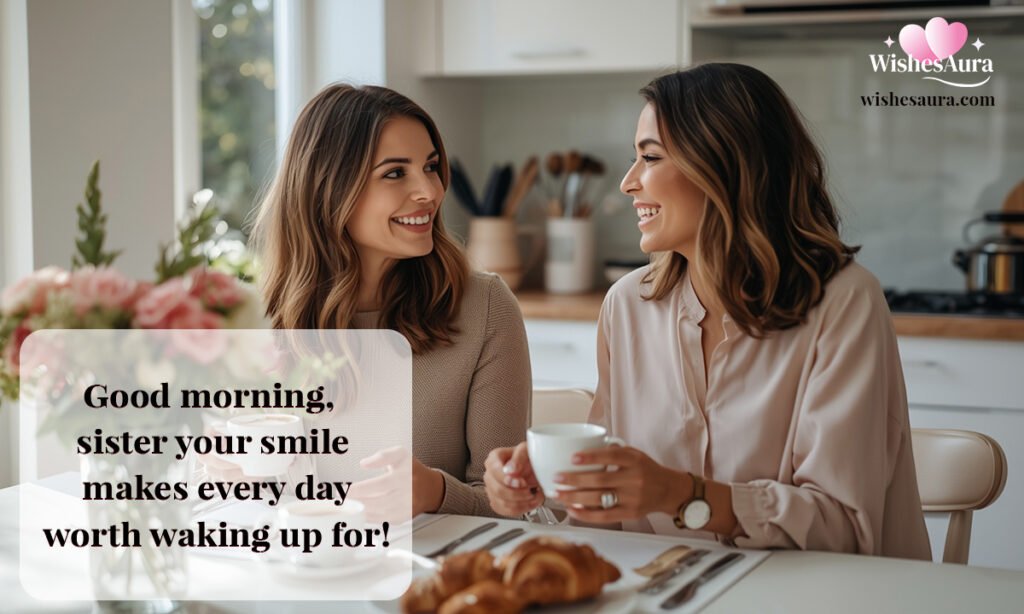 Good Morning Wishes for Sister