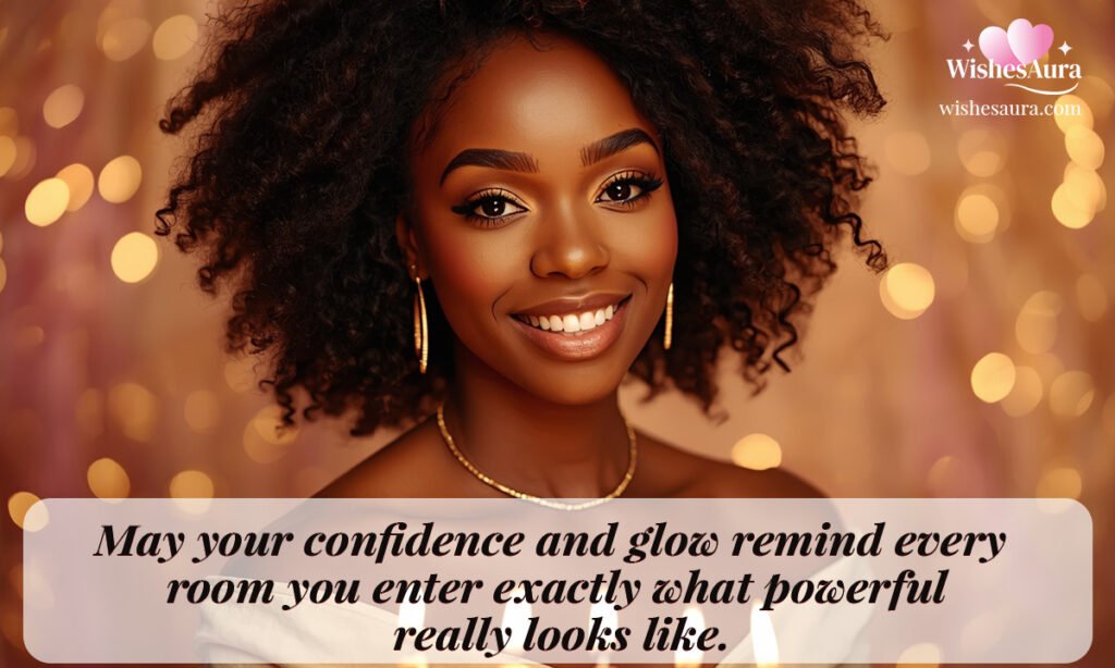 Happy Birthday Wishes for a Beautiful and Confident Black Woman