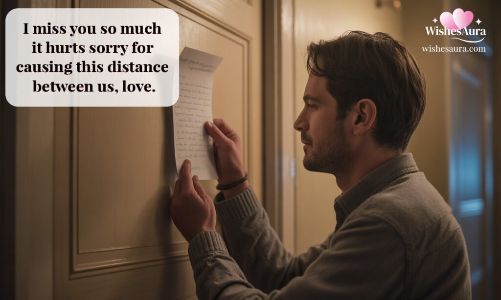 I Miss You Messages With An Apology