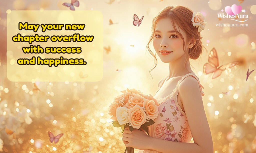 May your new chapter overflow with success and happiness