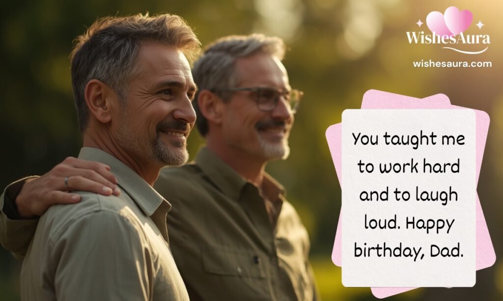 Short Wishes from Son to Dad