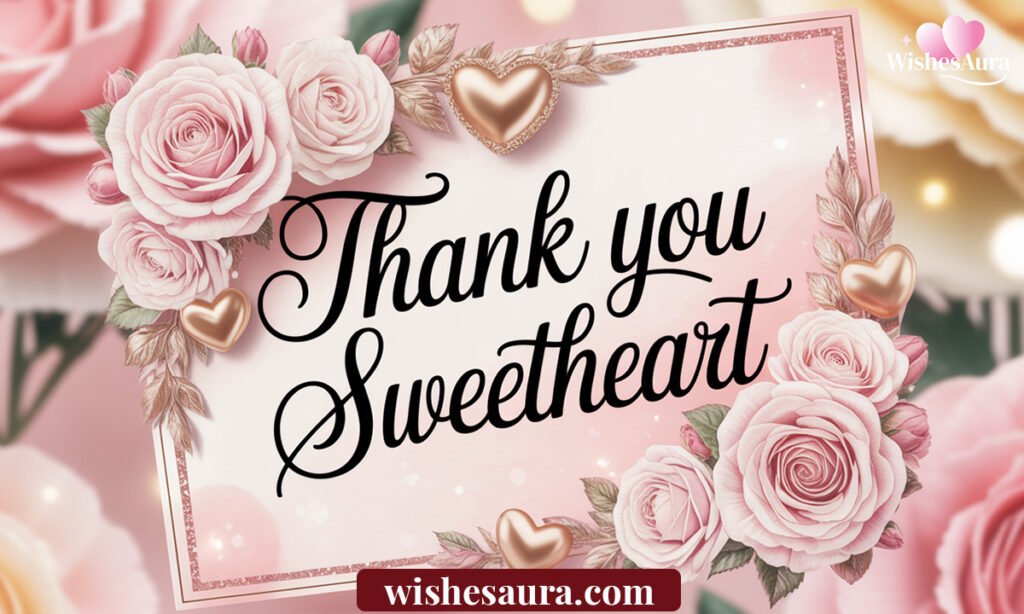 Sweet Thank You Messages For My Love