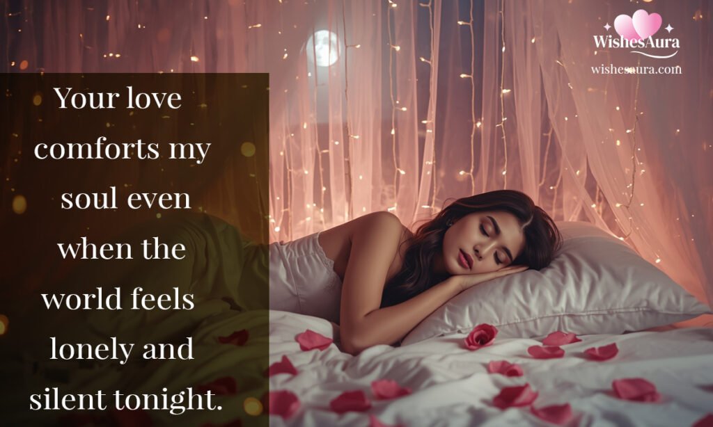 Your love comforts my soul