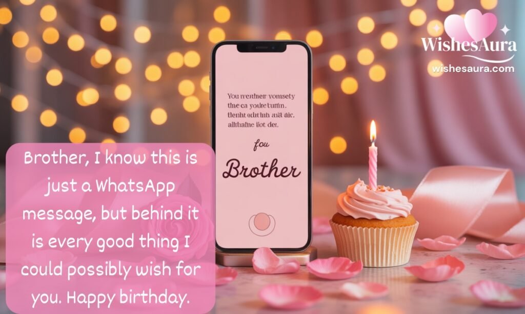 WhatsApp and Social Media Birthday Messages for Brother