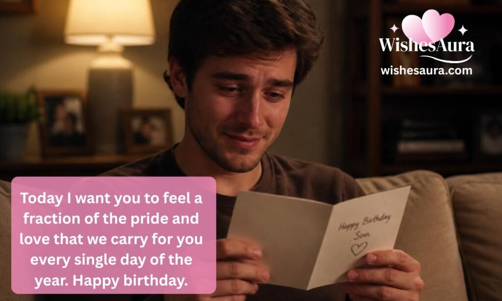 Emotional Birthday Messages for Son