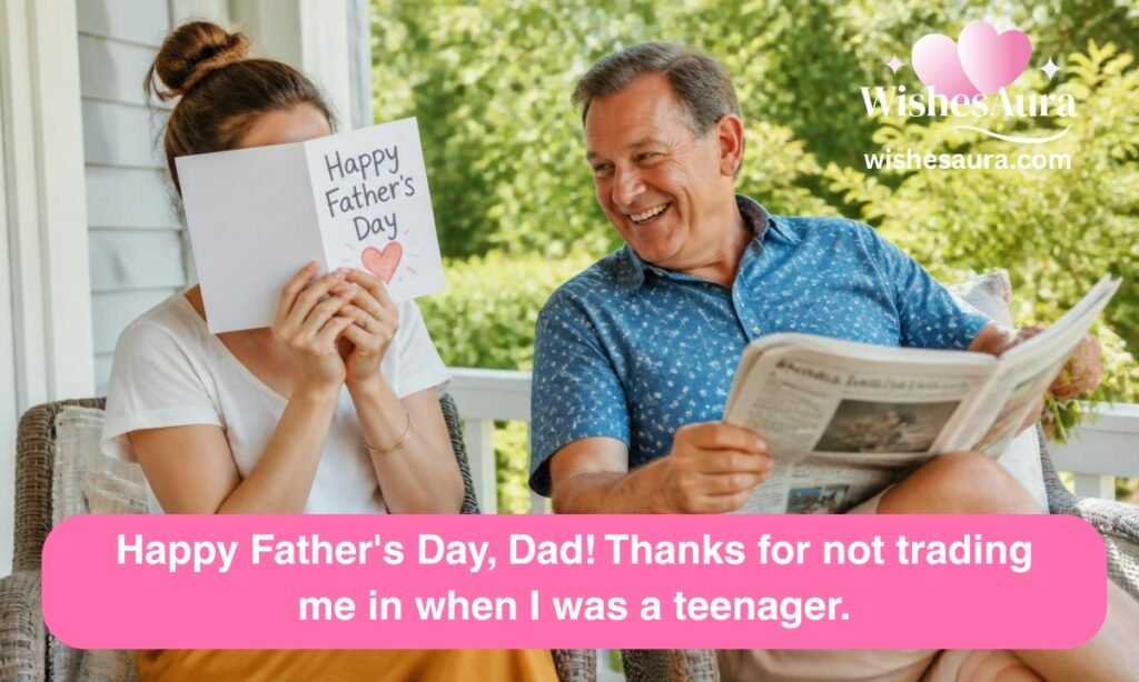 Funny Father's Day Wishes from Daughter
