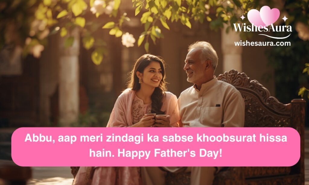 Urdu Father's Day Wishes from Daughter