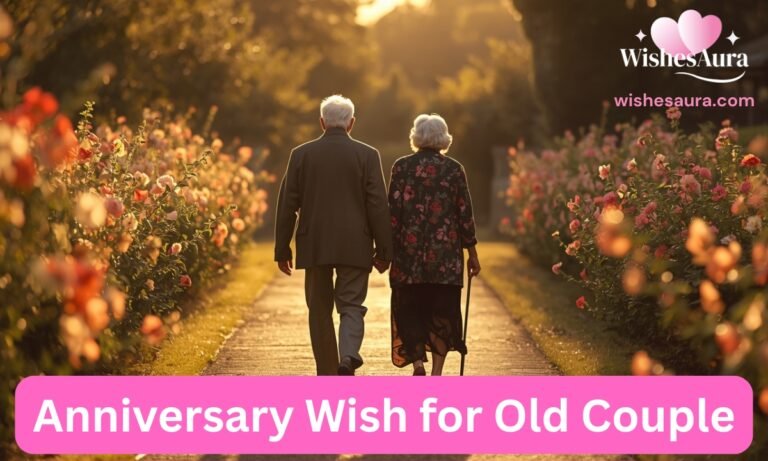 Anniversary Wish for Old Couple
