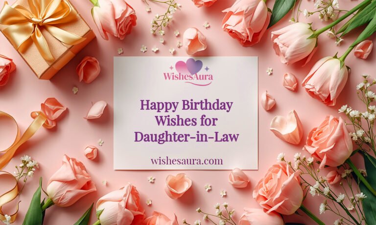 Happy Birthday Wishes for Daughter-in-Law