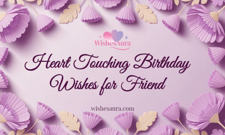 Heart Touching Birthday Wishes for Friend