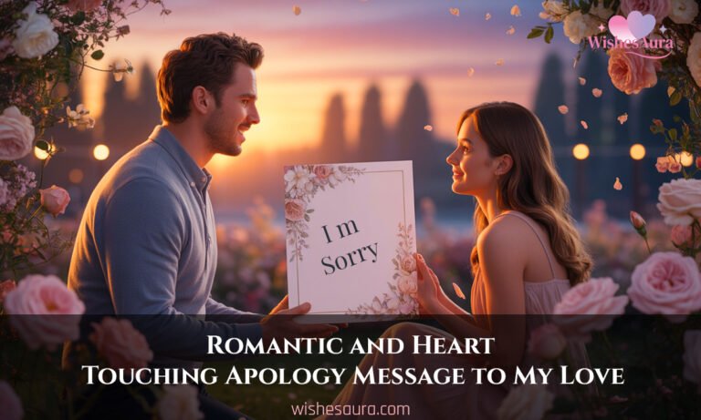 Romantic and Heart Touching Apology Message to My Love