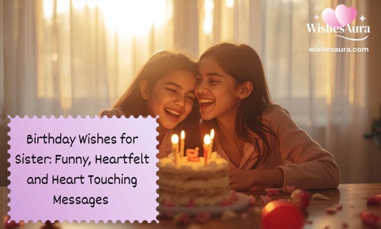 250+ Birthday Wishes for Sister Funny, Heartfelt and Heart Touching Messages