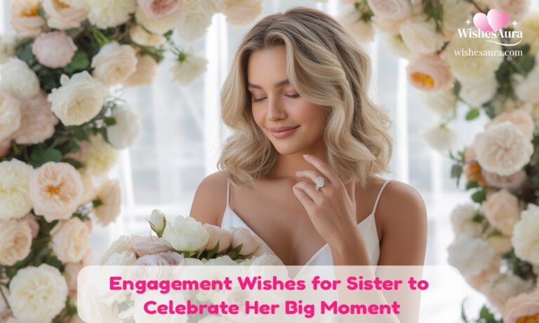 315+ Engagement Wishes for Sister to Celebrate Her Big Moment
