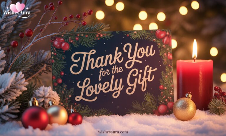 How To Say Thank You For The Lovely Gift And Surprise Messages