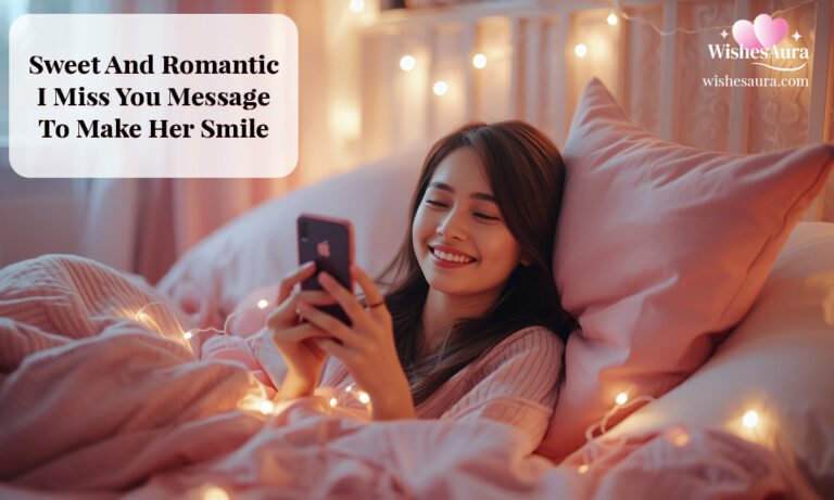 Sweet And Romantic I Miss You Message To Make Her Smile