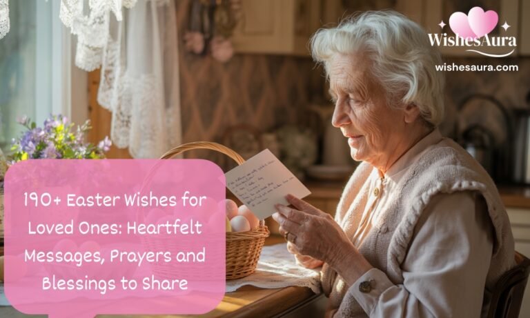 190+ Easter Wishes for Loved Ones Heartfelt Messages, Prayers and Blessings to Share