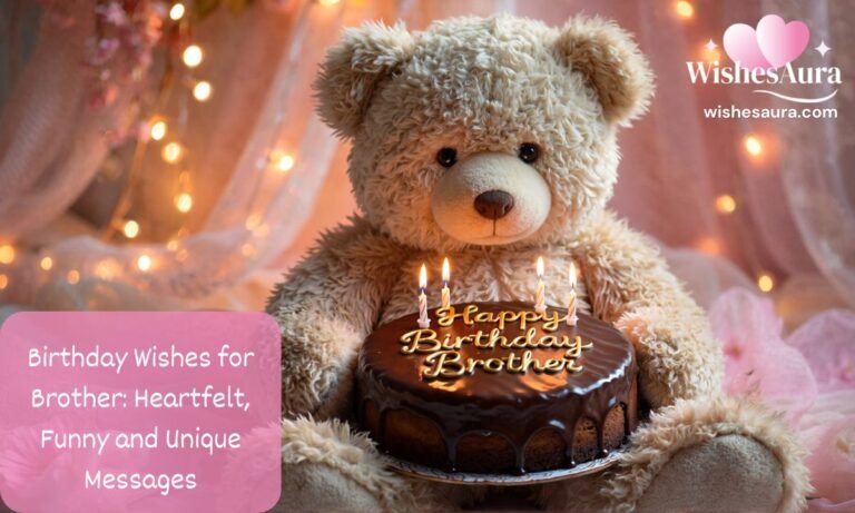 _Birthday Wishes for Brother Heartfelt, Funny and Unique Messages