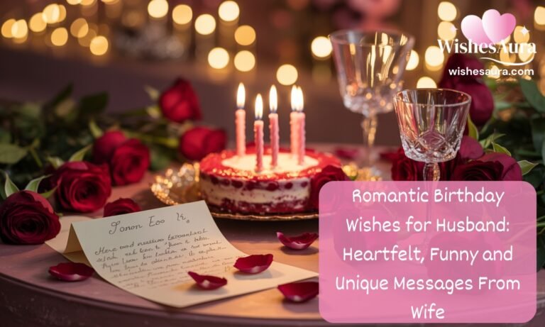 Romantic Birthday Wishes for Husband Heartfelt, Funny and Unique Messages From Wife