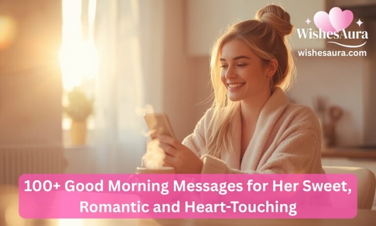 100+ Good Morning Messages for Her Sweet, Romantic and Heart-Touching