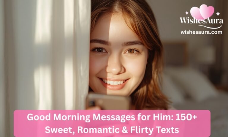 Good Morning Messages for Him 150+ Sweet, Romantic & Flirty Texts