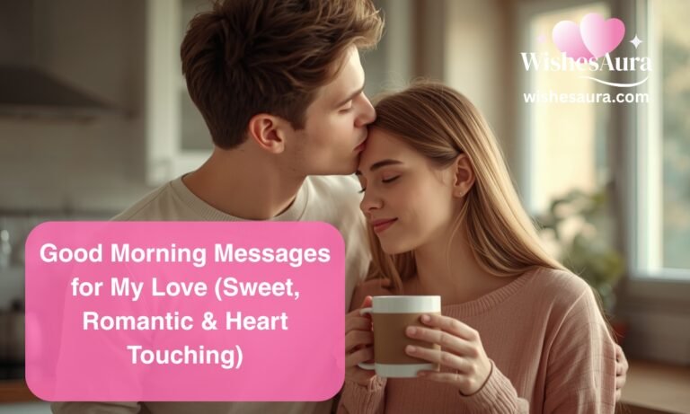Good Morning Messages for My Love (Sweet, Romantic & Heart Touching)